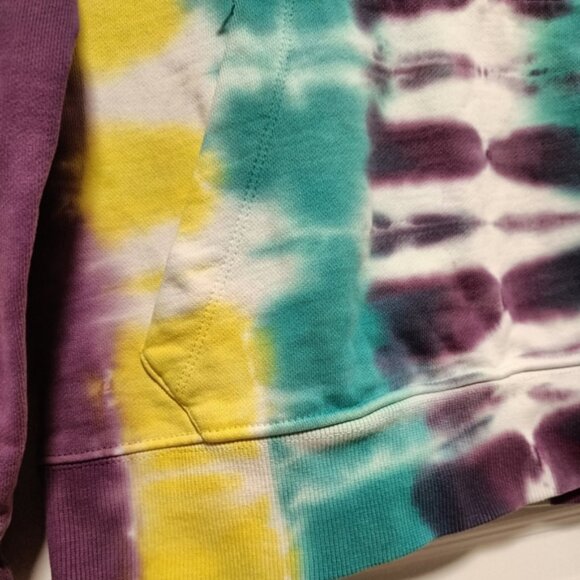 Guess & J.Balvin Collaboration For " Colores" Album Tie-Dye Hoodie Unisex - Picture 9 of 10